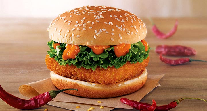 Fried Paneer Burger